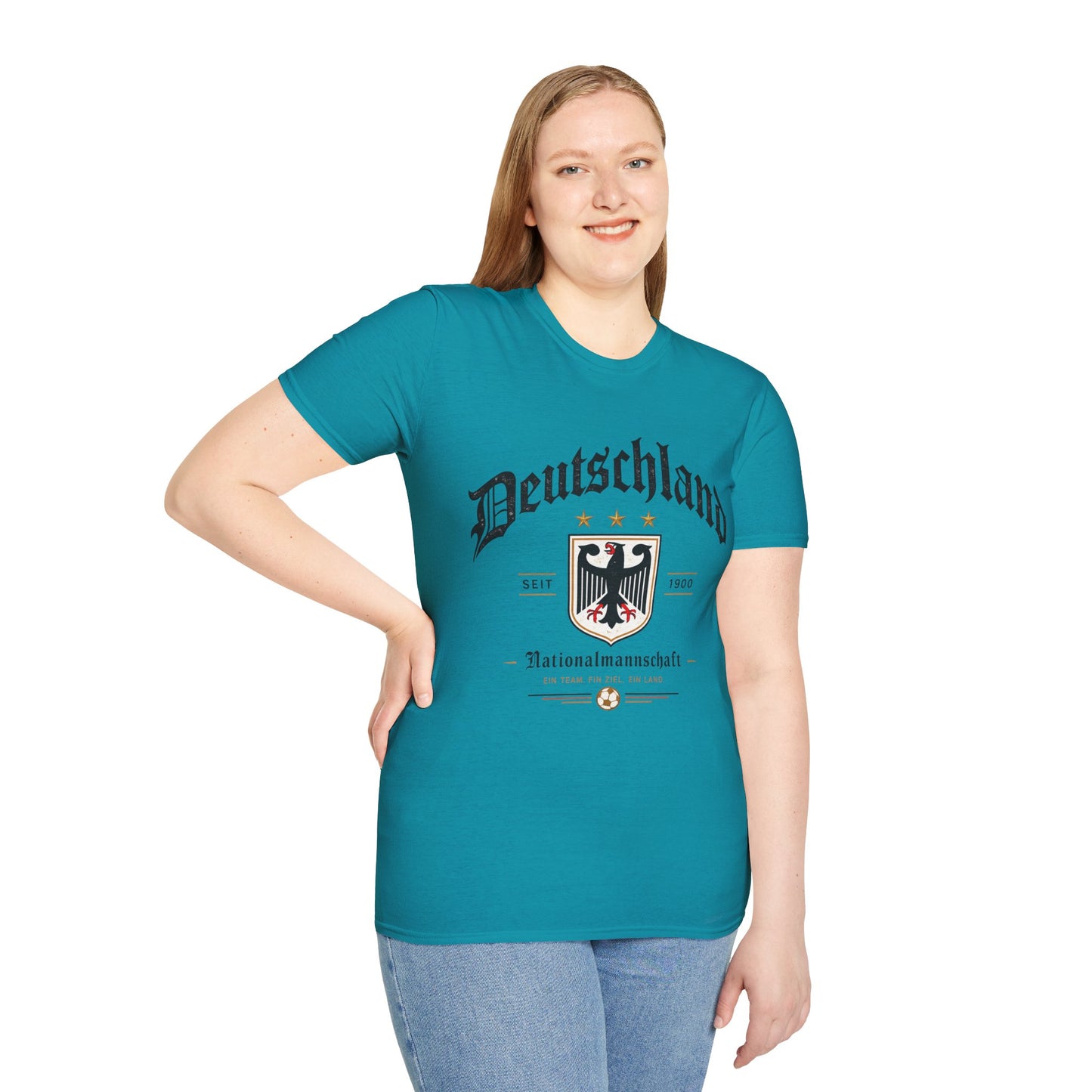 Deutschland Fußball Fan T-Shirt | Nationalmannschaft Vintage Shirt | Public Viewing Geschenk