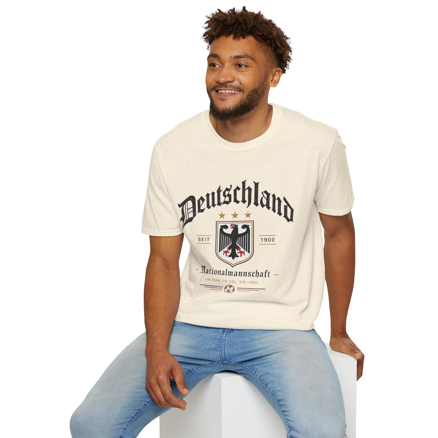 Deutschland Fußball Fan T-Shirt | Nationalmannschaft Vintage Shirt | Public Viewing Geschenk