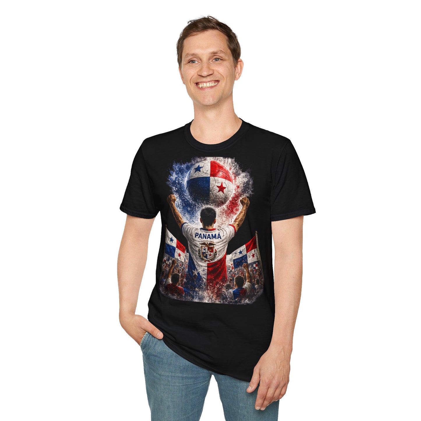 Panama Fußball Fan T-Shirt | Panama Supporter Shirt | Panama Fan Design | Fußball Fanartikel | Geschenk für Panama Fans
