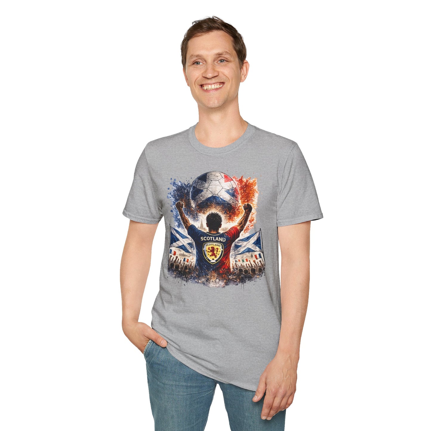 Schottland Fan Shirt – Scotland Football Supporter Design | Fußball Fan Geschenk