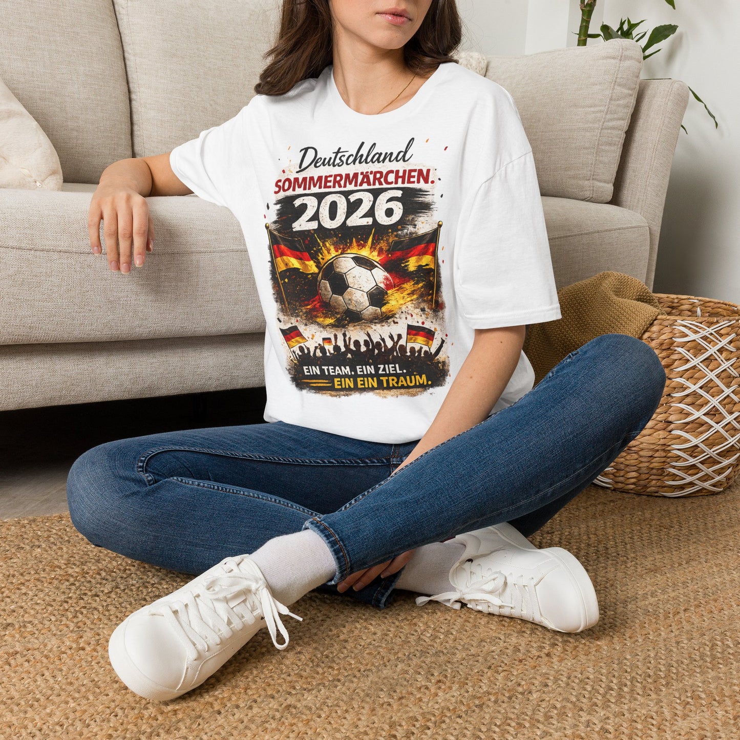 Deutschland Sommermärchen 2026 T-Shirt – Fußball Fan Shirt | Ein Team. Ein Ziel. Ein Traum.