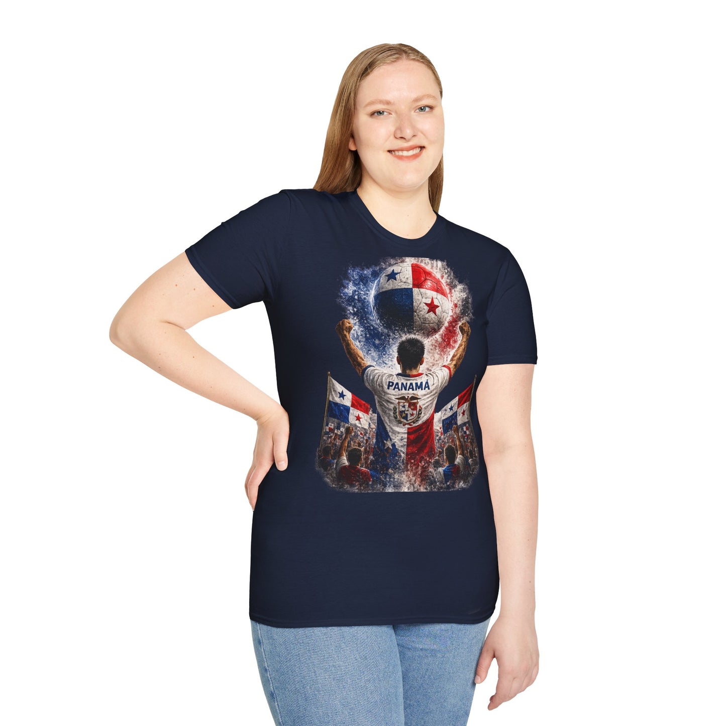 Panama Fußball Fan T-Shirt | Panama Supporter Shirt | Panama Fan Design | Fußball Fanartikel | Geschenk für Panama Fans