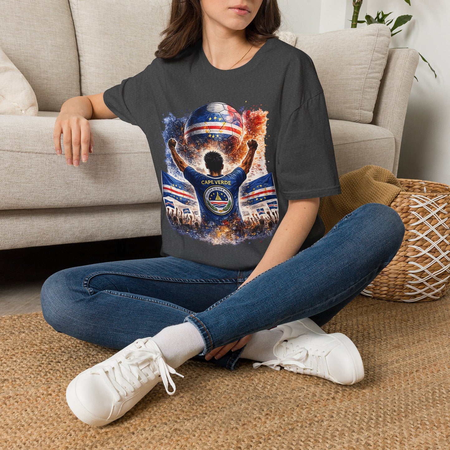 Kap Verde Fan Shirt – Cape Verde Football Supporter T-Shirt | Fußball Fan Geschenk