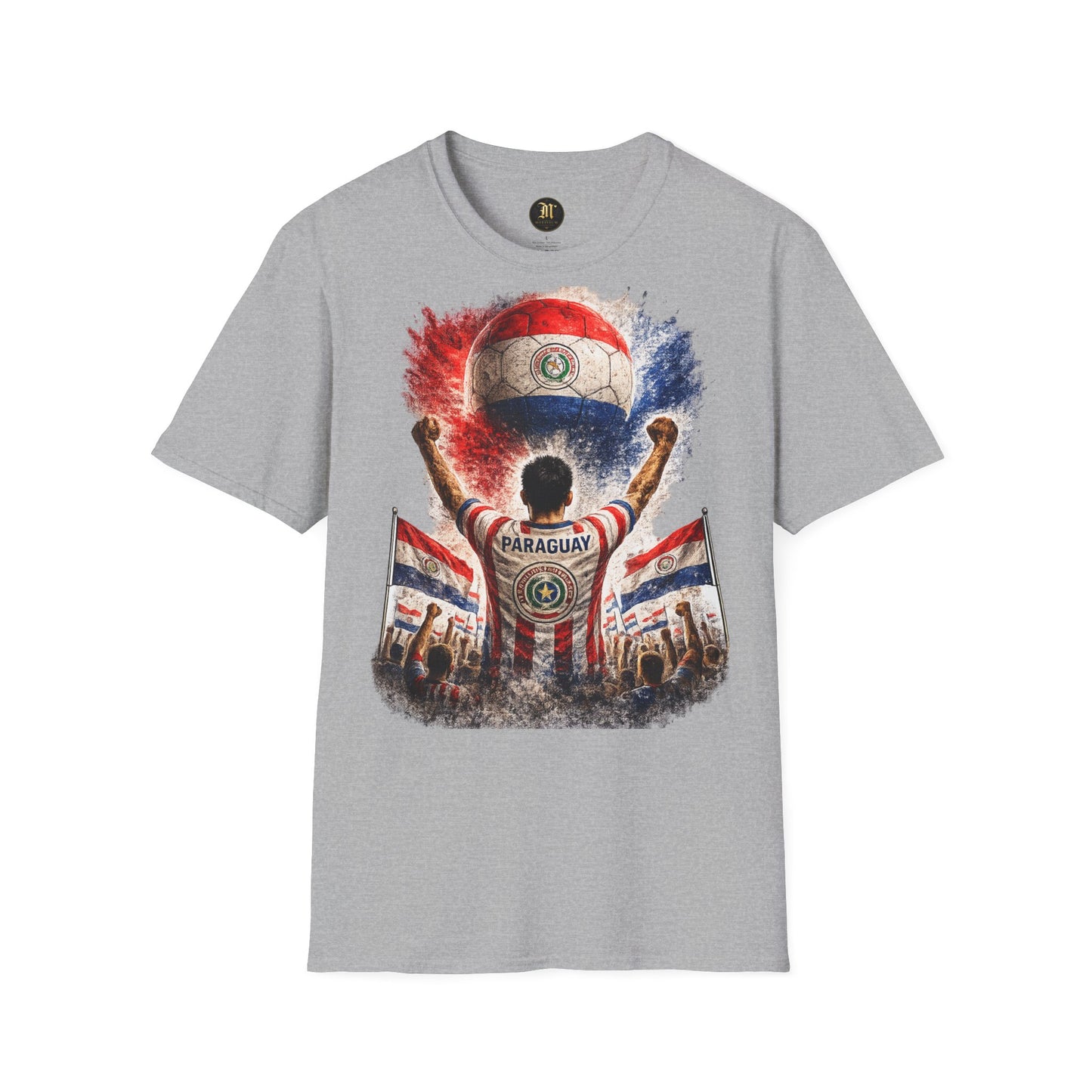 Paraguay Fußball Fan T-Shirt | Paraguay Supporter Shirt | Paraguay Fan Design | Fußball Fanartikel | Geschenk für Paraguay Fans