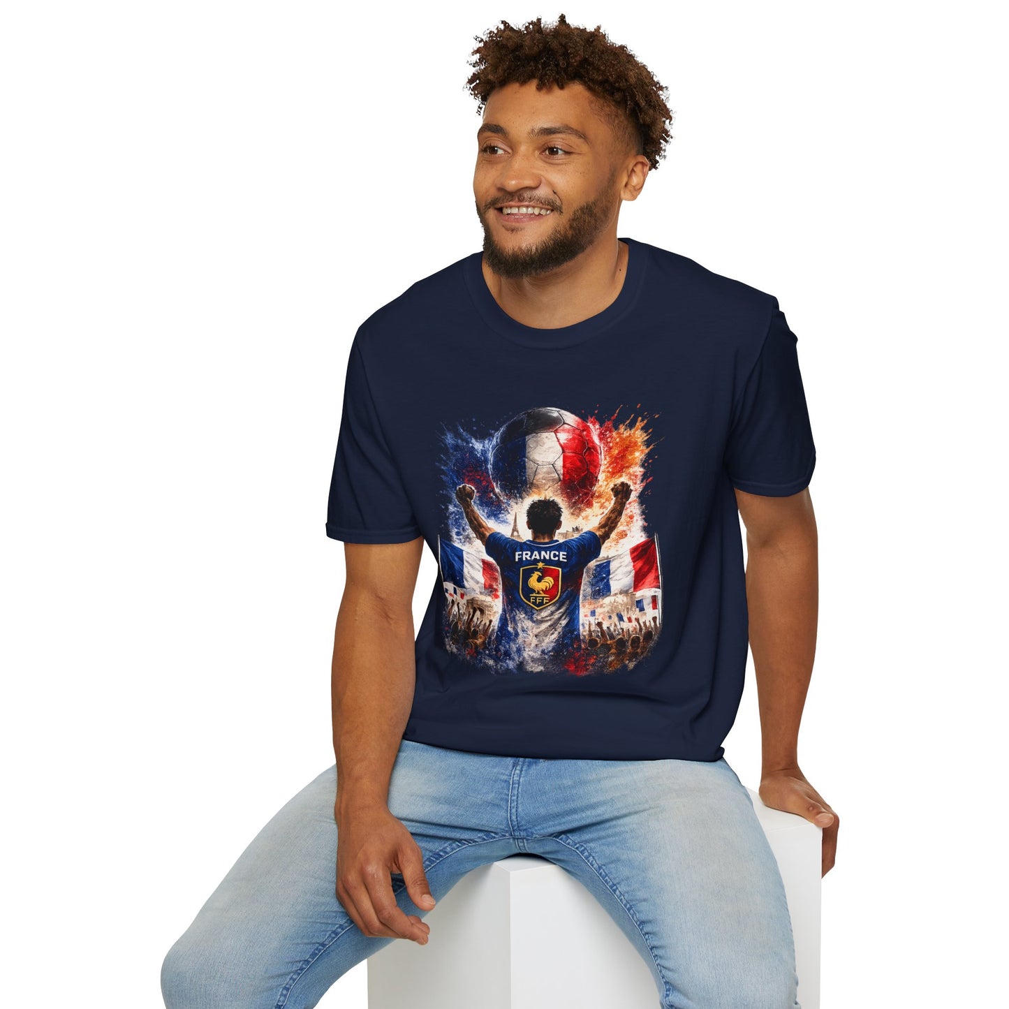 Frankreich Fan Shirt 2026 | France Football Supporter T-Shirt | Fußball Fan Geschenk