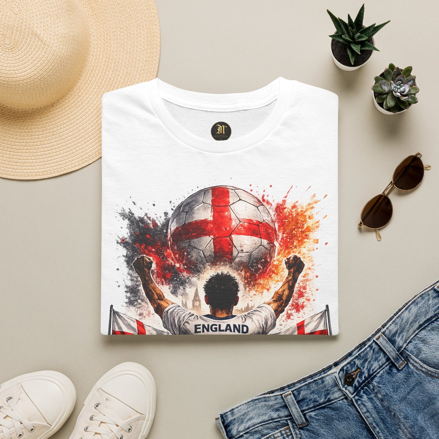 England Fan Shirt 2026 | England Football Supporter T-Shirt | Fußball Fan Geschenk
