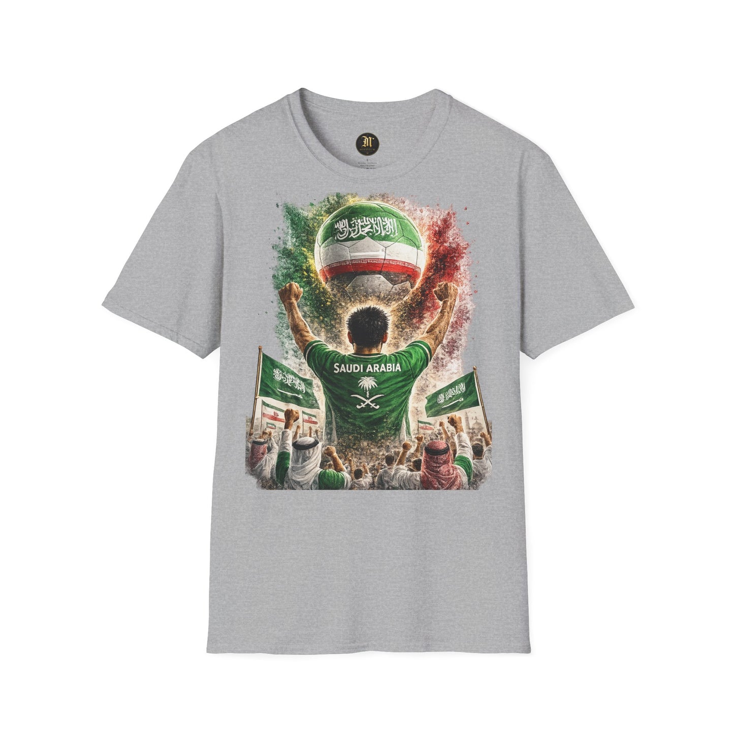 Saudi-Arabien Fußball Fan T-Shirt | Saudi Arabia Supporter Shirt | Saudi Arabia Fan Design | Fußball Fanartikel | Geschenk für Saudi-Arabien Fans