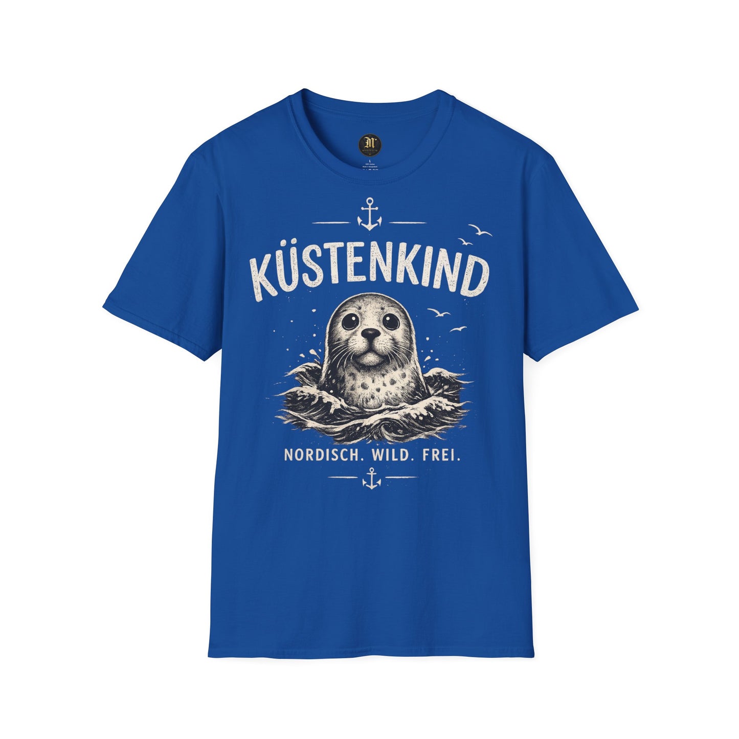 Küstenkind Robbe T-Shirt – Nordisch Wild Frei | Maritime Küstenliebe | Seal Ocean Beach Shirt | Nordsee Ostsee Geschenk
