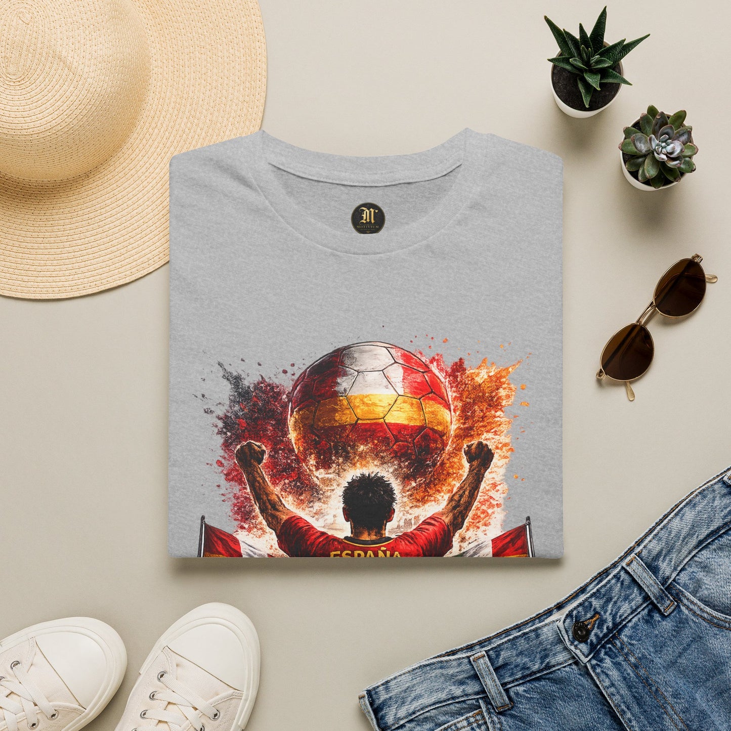 Spanien Fan Shirt 2026 | Spain Football Supporter T-Shirt | Fußball Fan Geschenk