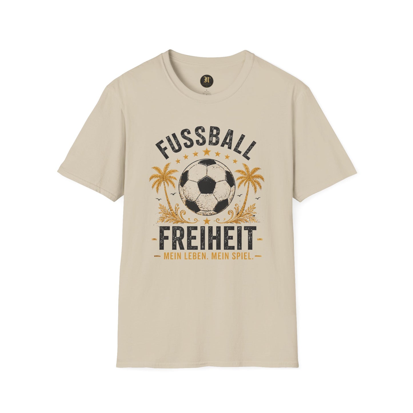 Fußball Freiheit Shirt – Vintage Fußball & Beach Lifestyle T-Shirt | Mein Leben. Mein Spiel