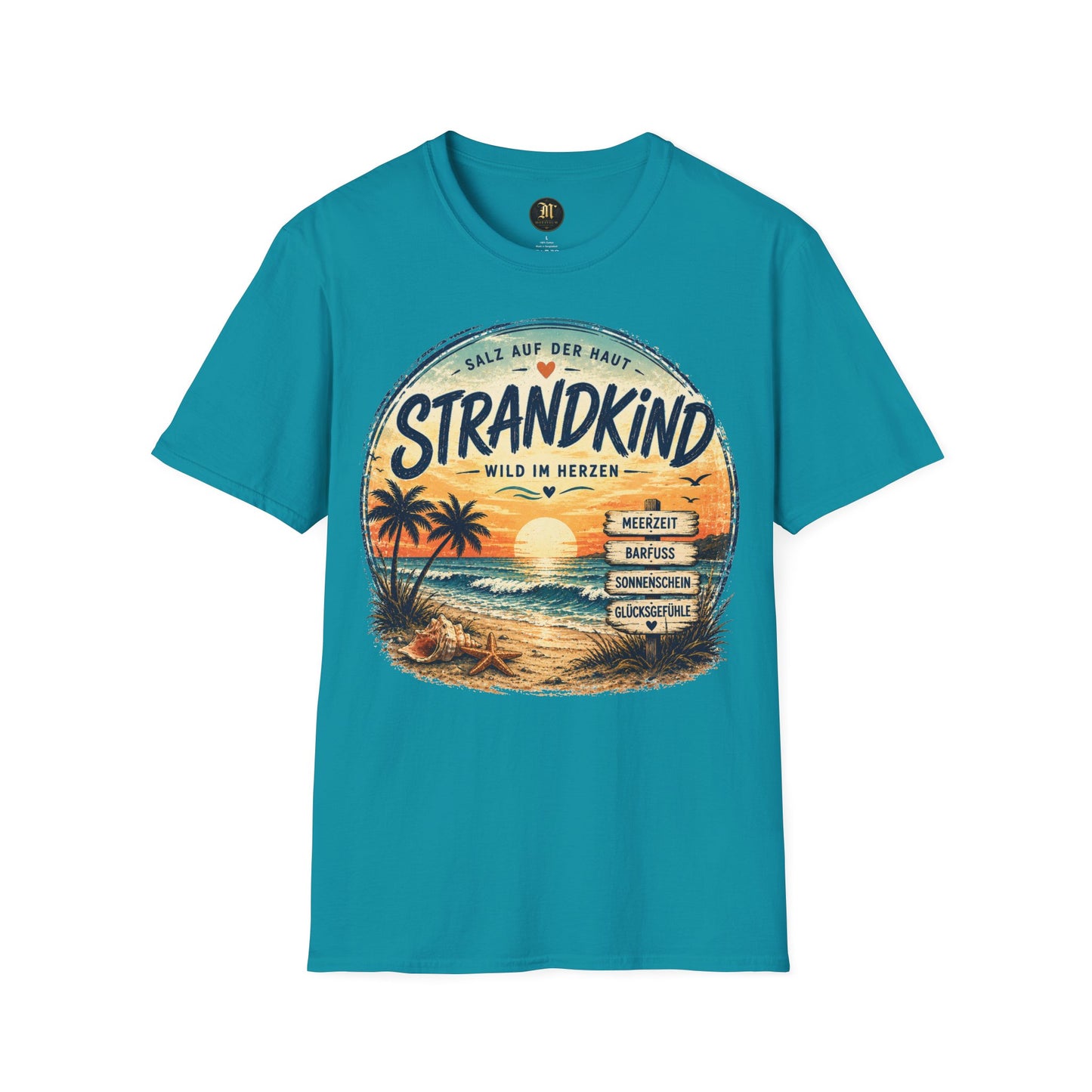 Strandkind T-Shirt – Salz auf der Haut, Wild im Herzen | Sommer & Meer Motiv