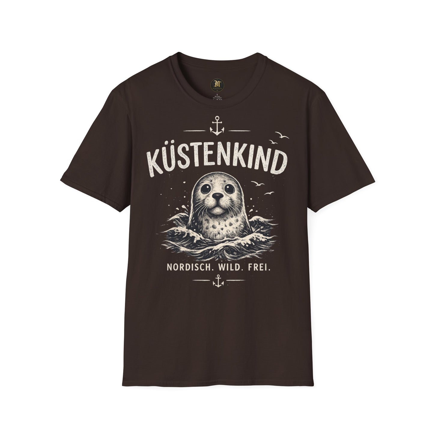 Küstenkind Robbe T-Shirt – Nordisch Wild Frei | Maritime Küstenliebe | Seal Ocean Beach Shirt | Nordsee Ostsee Geschenk