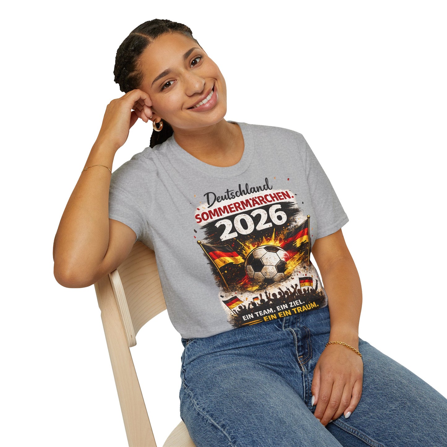 Deutschland Sommermärchen 2026 T-Shirt – Fußball Fan Shirt | Ein Team. Ein Ziel. Ein Traum.
