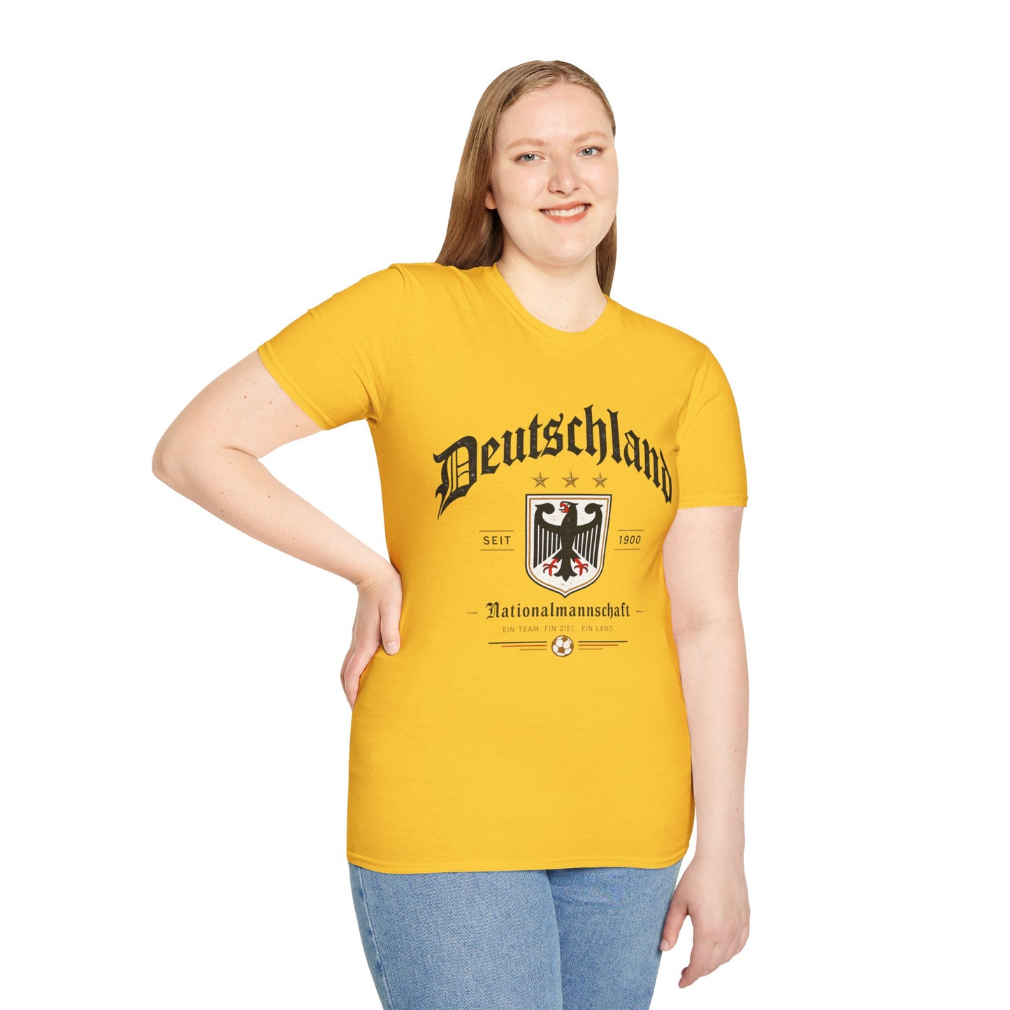 Deutschland Fußball Fan T-Shirt | Nationalmannschaft Vintage Shirt | Public Viewing Geschenk