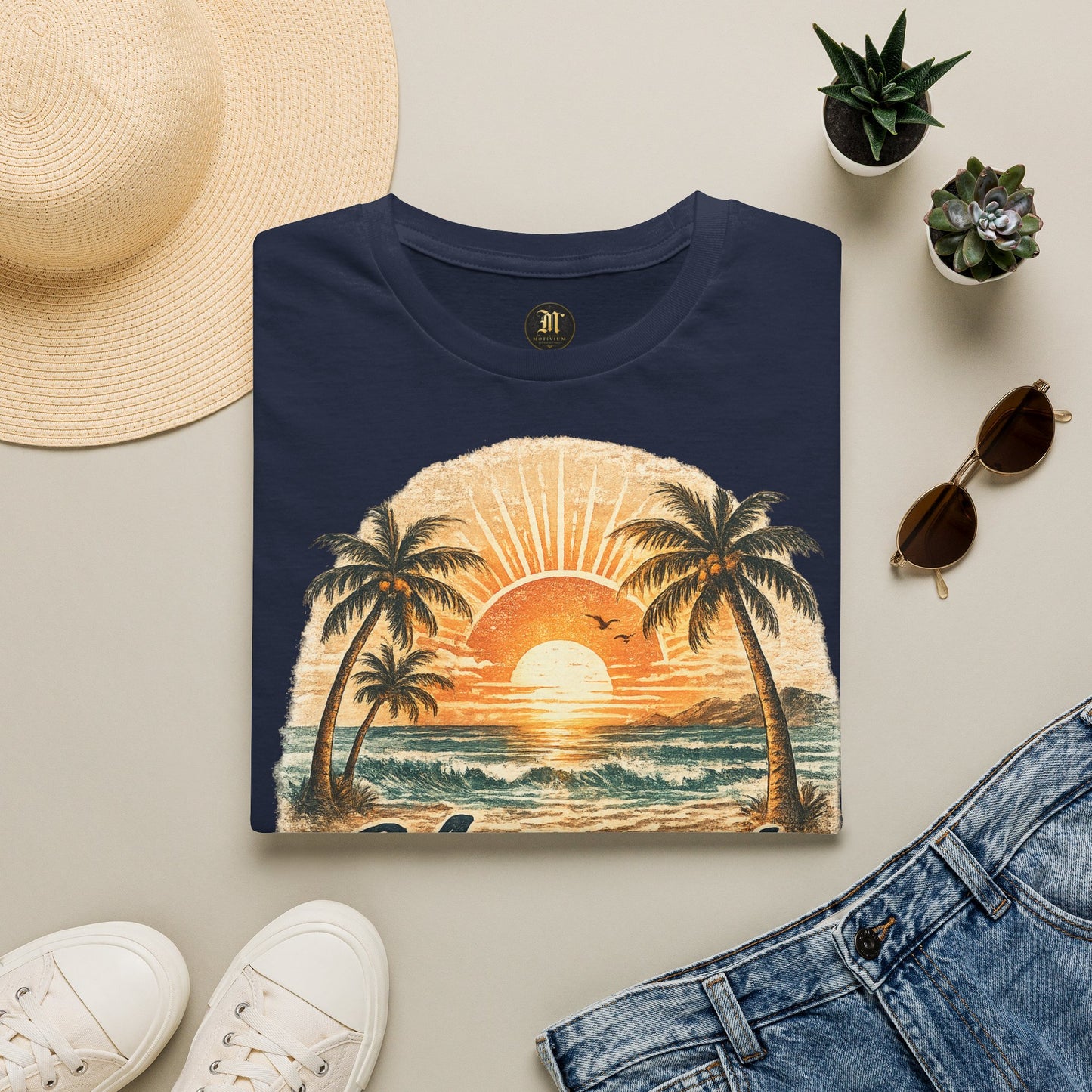 Meerzeit T-Shirt – Salz auf der Haut, Wind im Haar | Vintage Strand Shirt | Sommer Urlaub Meer Geschenk