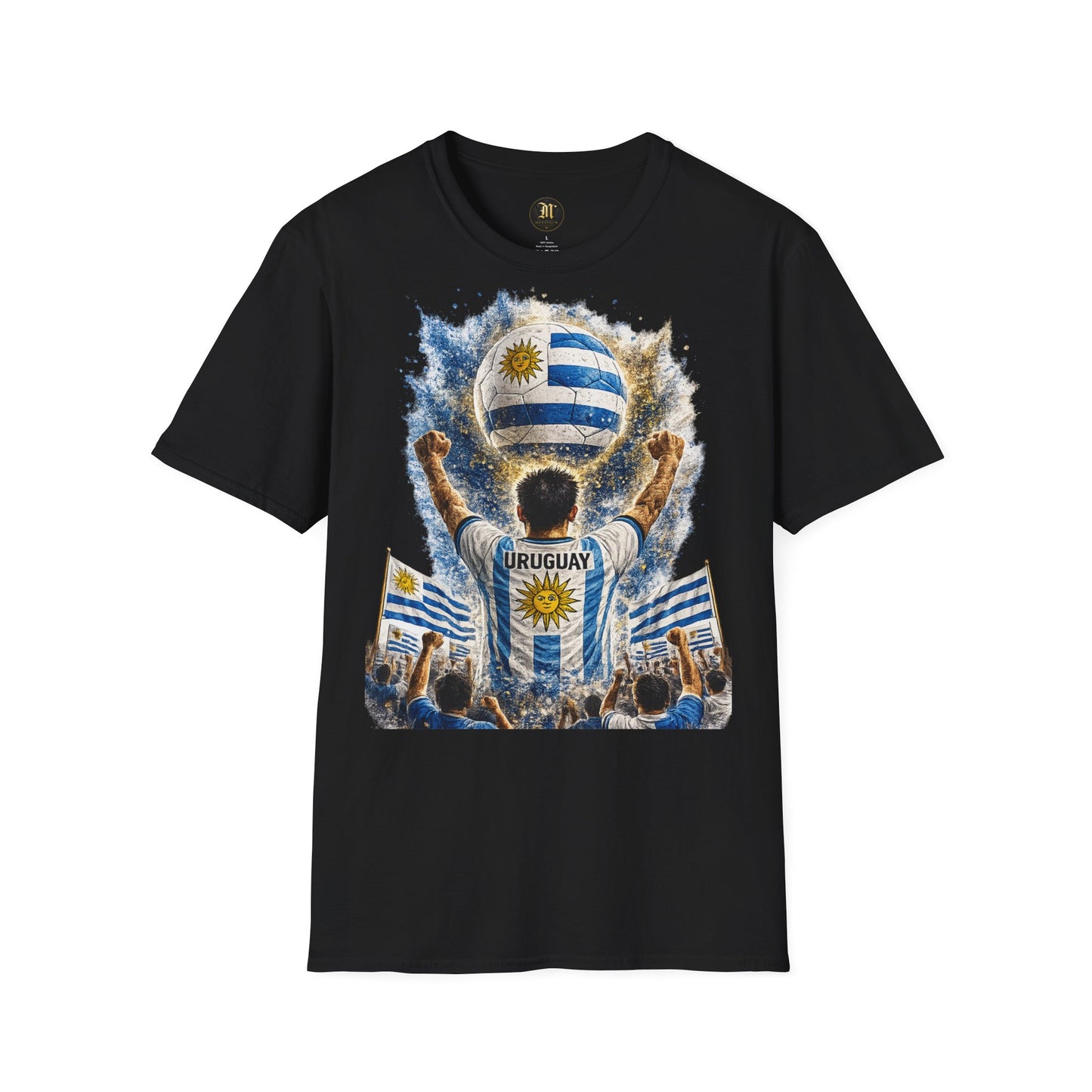 Uruguay Fußball Fan T-Shirt | Uruguay Supporter Shirt | Uruguay Fan Design | Fußball Fanartikel | Geschenk für Uruguay Fans