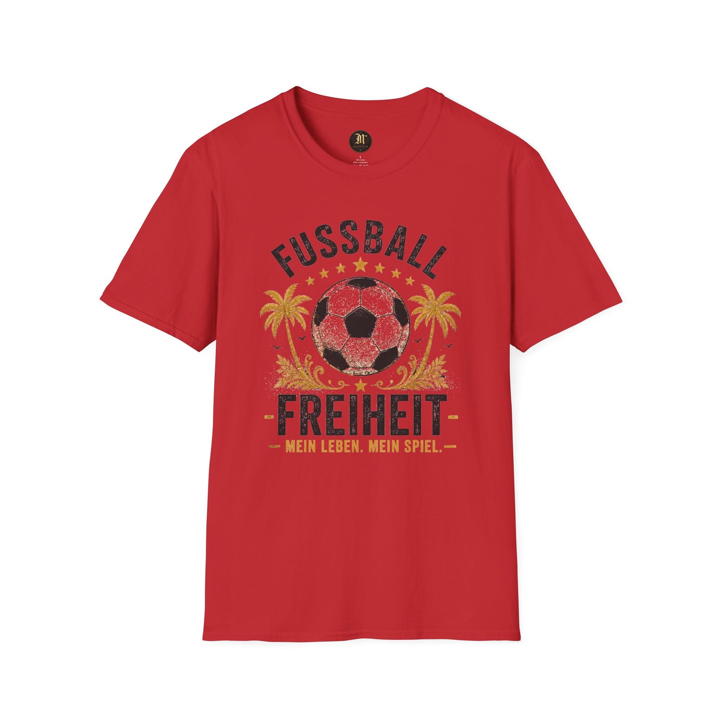 Fußball Freiheit Shirt – Vintage Fußball & Beach Lifestyle T-Shirt | Mein Leben. Mein Spiel