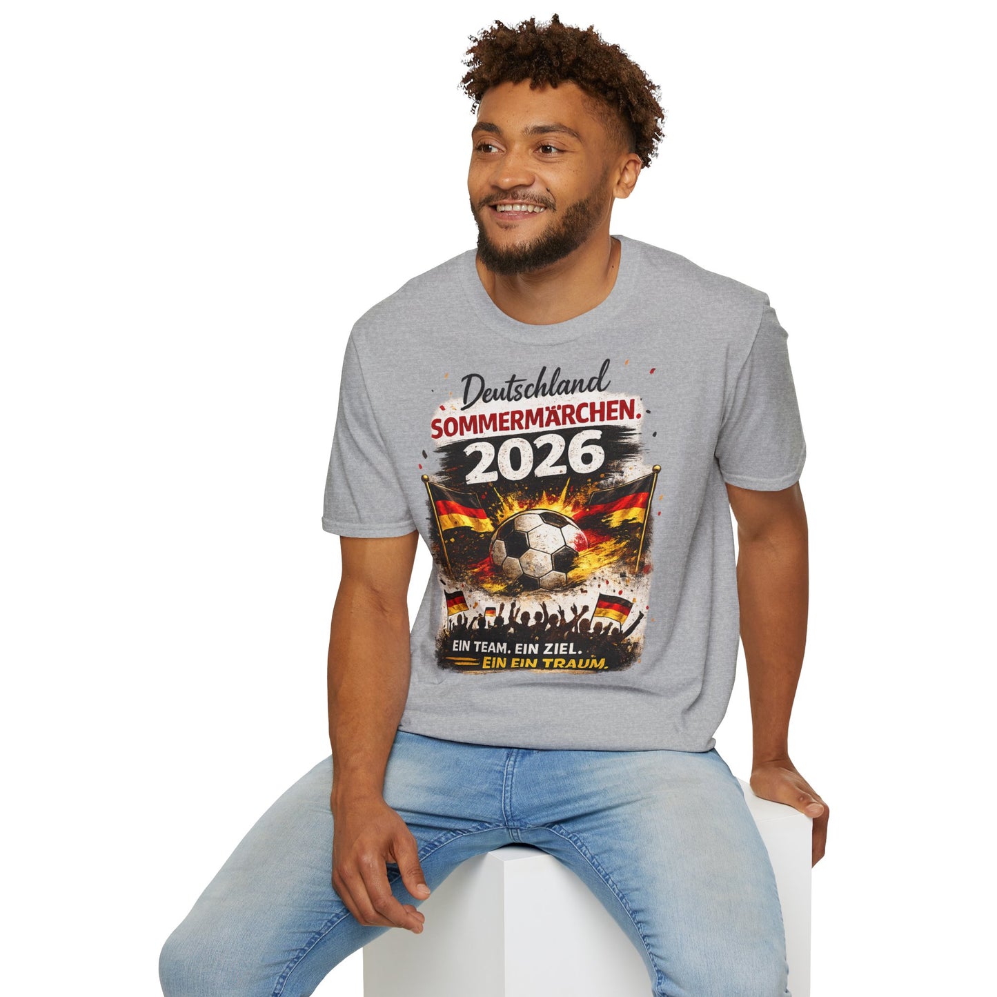 Deutschland Sommermärchen 2026 T-Shirt – Fußball Fan Shirt | Ein Team. Ein Ziel. Ein Traum.