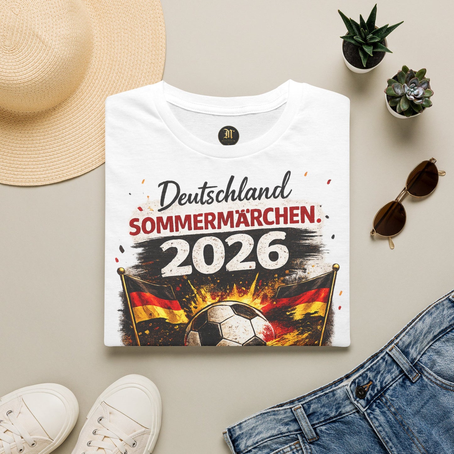 Deutschland Sommermärchen 2026 T-Shirt – Fußball Fan Shirt | Ein Team. Ein Ziel. Ein Traum.