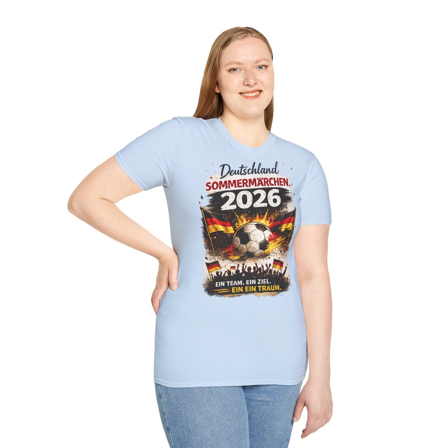 Deutschland Sommermärchen 2026 T-Shirt – Fußball Fan Shirt | Ein Team. Ein Ziel. Ein Traum.