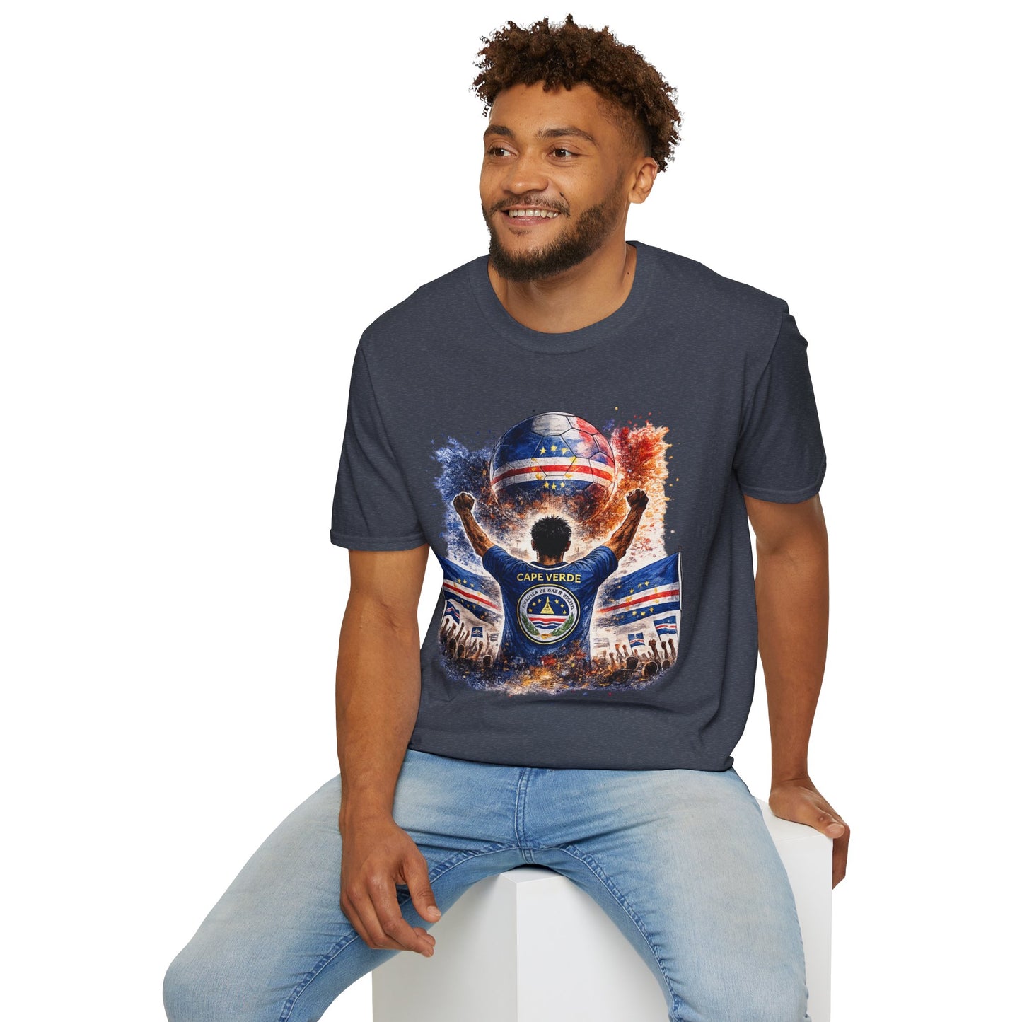 Kap Verde Fan Shirt – Cape Verde Football Supporter T-Shirt | Fußball Fan Geschenk