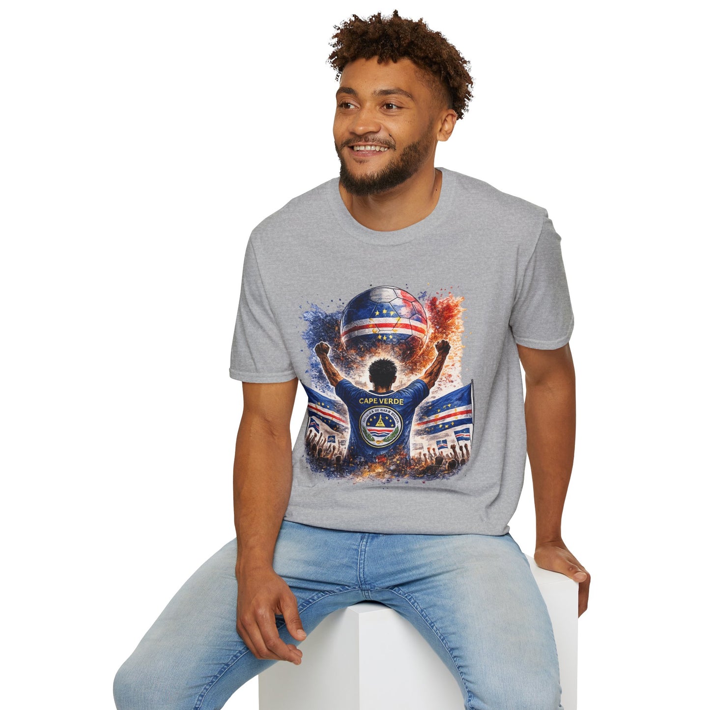 Kap Verde Fan Shirt – Cape Verde Football Supporter T-Shirt | Fußball Fan Geschenk