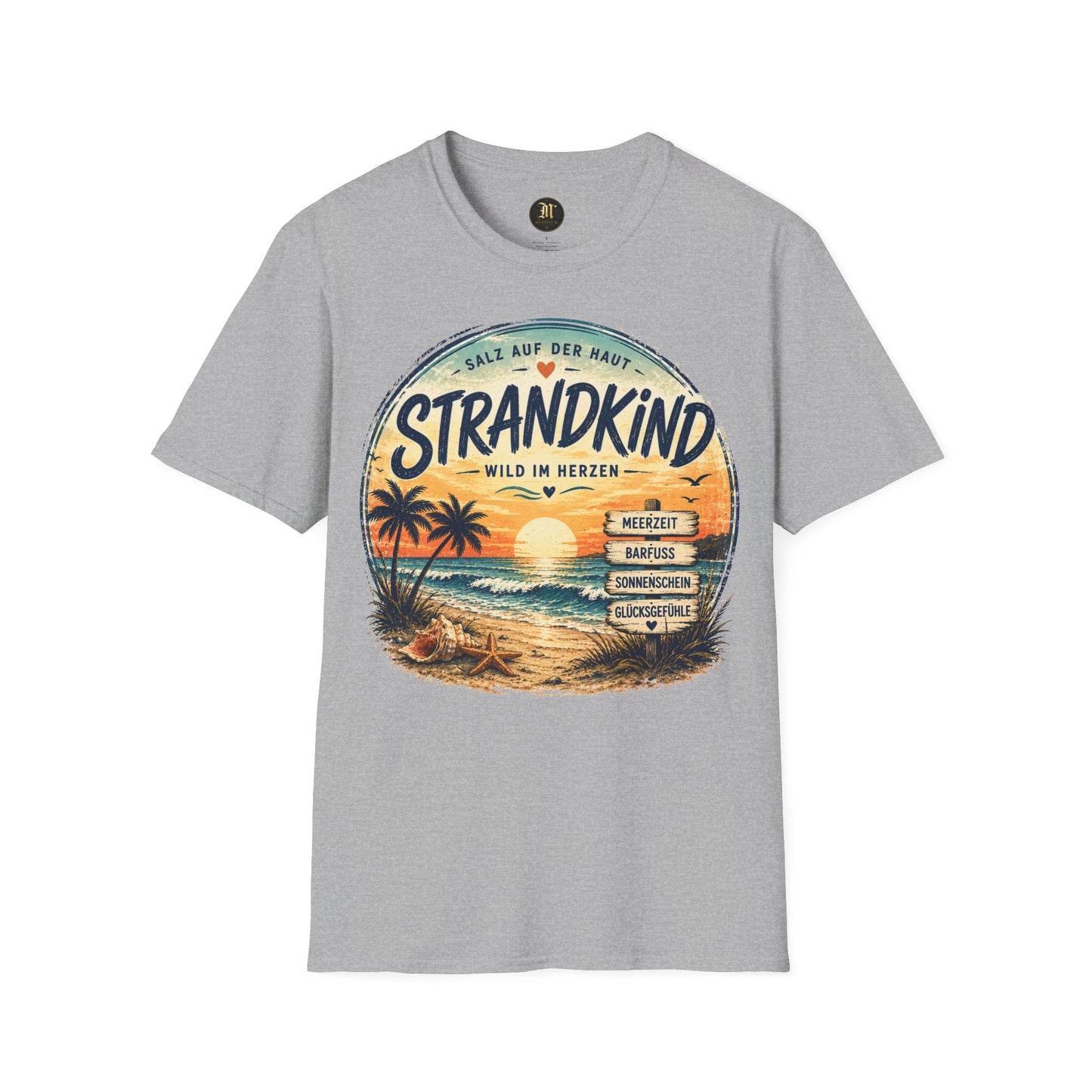 Strandkind T-Shirt – Salz auf der Haut, Wild im Herzen | Sommer & Meer Motiv