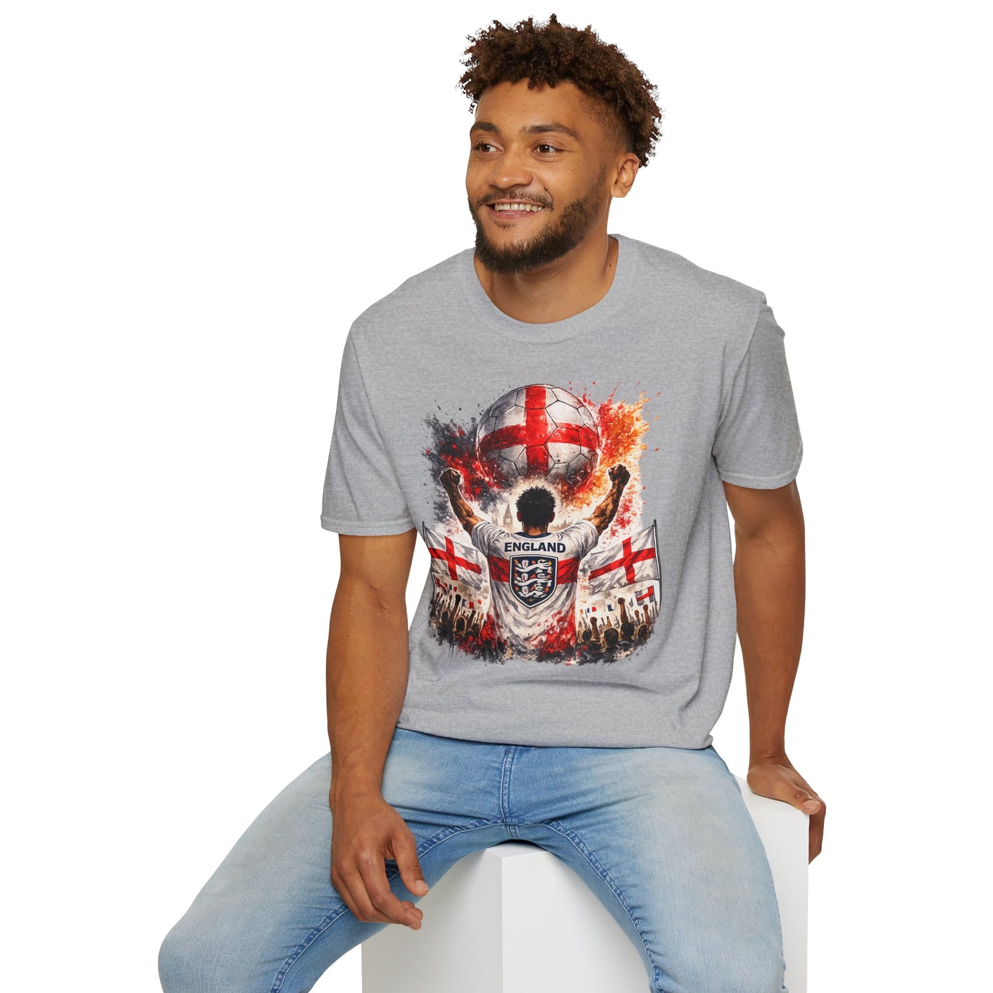 England Fan Shirt 2026 | England Football Supporter T-Shirt | Fußball Fan Geschenk