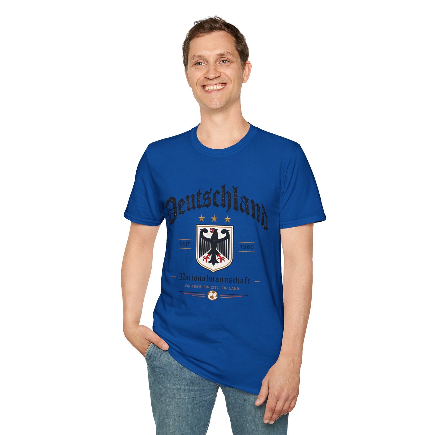 Deutschland Fußball Fan T-Shirt | Nationalmannschaft Vintage Shirt | Public Viewing Geschenk