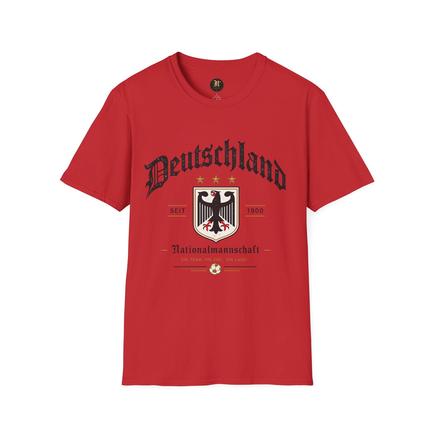 Deutschland Fußball Fan T-Shirt | Nationalmannschaft Vintage Shirt | Public Viewing Geschenk