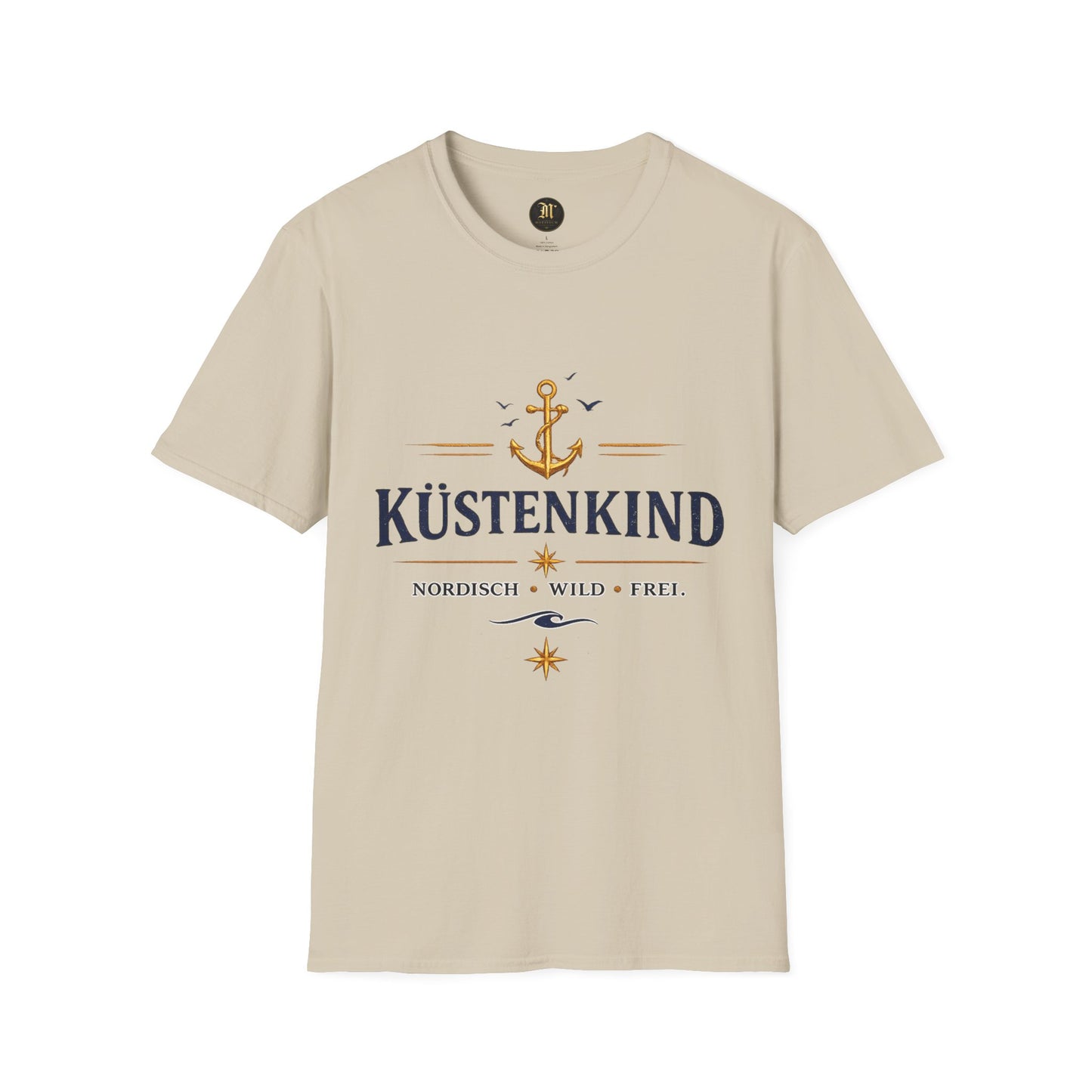 Küstenkind T-Shirt – Nordisch Wild Frei | Maritimes Küsten Design | Nordsee Ostsee Strandshirt Unisex