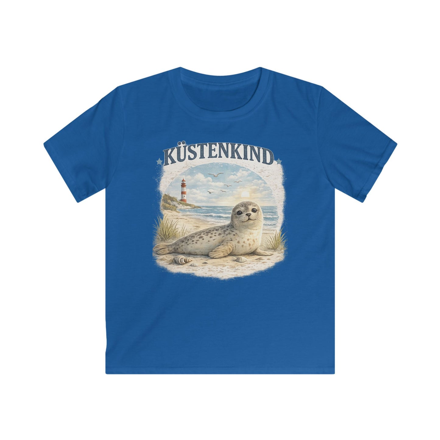 Küstenkind Robben Shirt für Kinder – Niedliche Seehund Robbe am Meer – Nordsee Ostsee T-Shirt