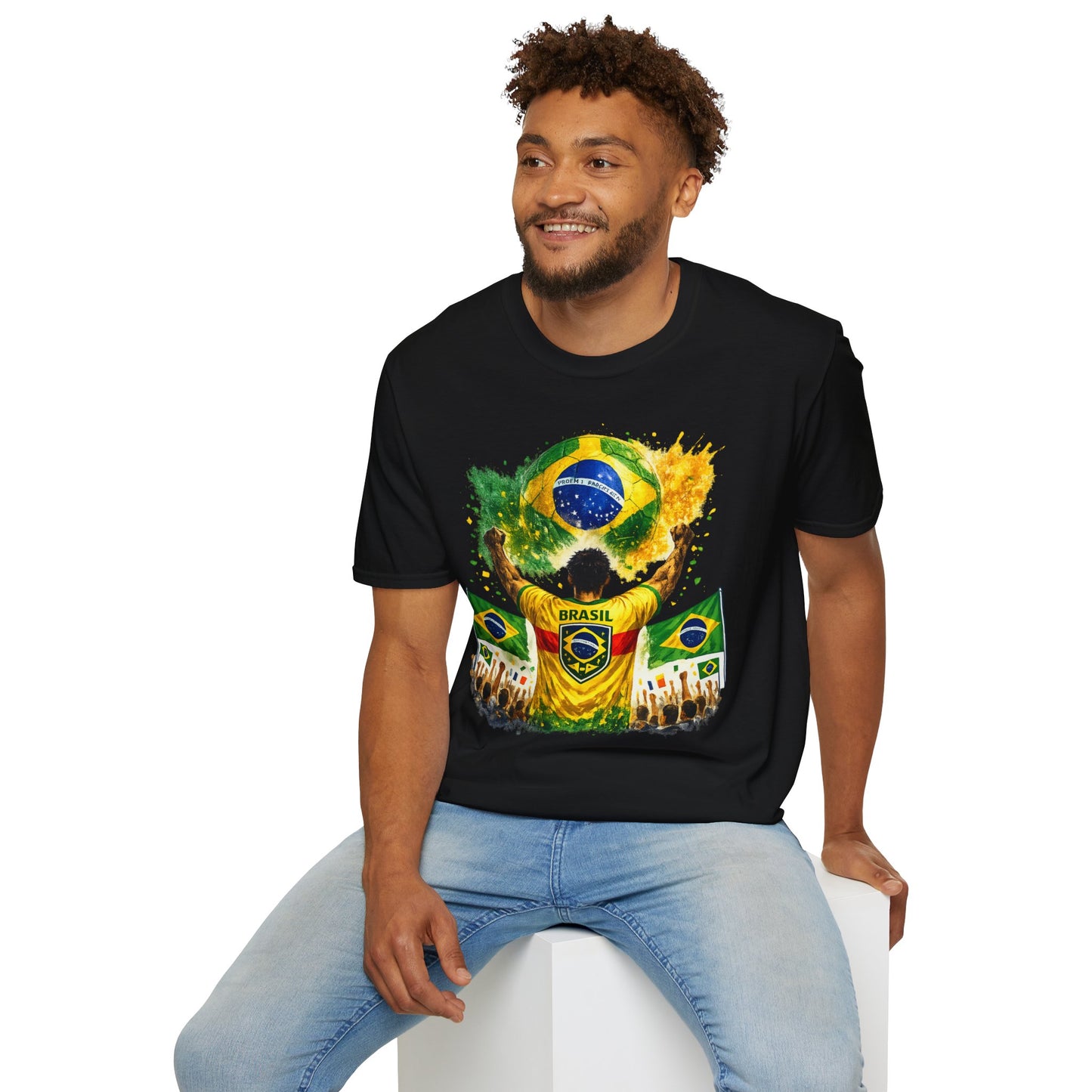 Brasilien Fan Shirt 2026 | Brazil Football Supporter T-Shirt | Fußball Fan Geschenk | Public Viewing | Brasil Supporter