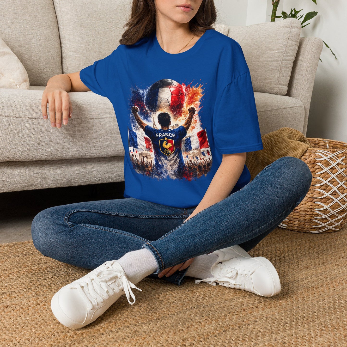 Frankreich Fan Shirt 2026 | France Football Supporter T-Shirt | Fußball Fan Geschenk