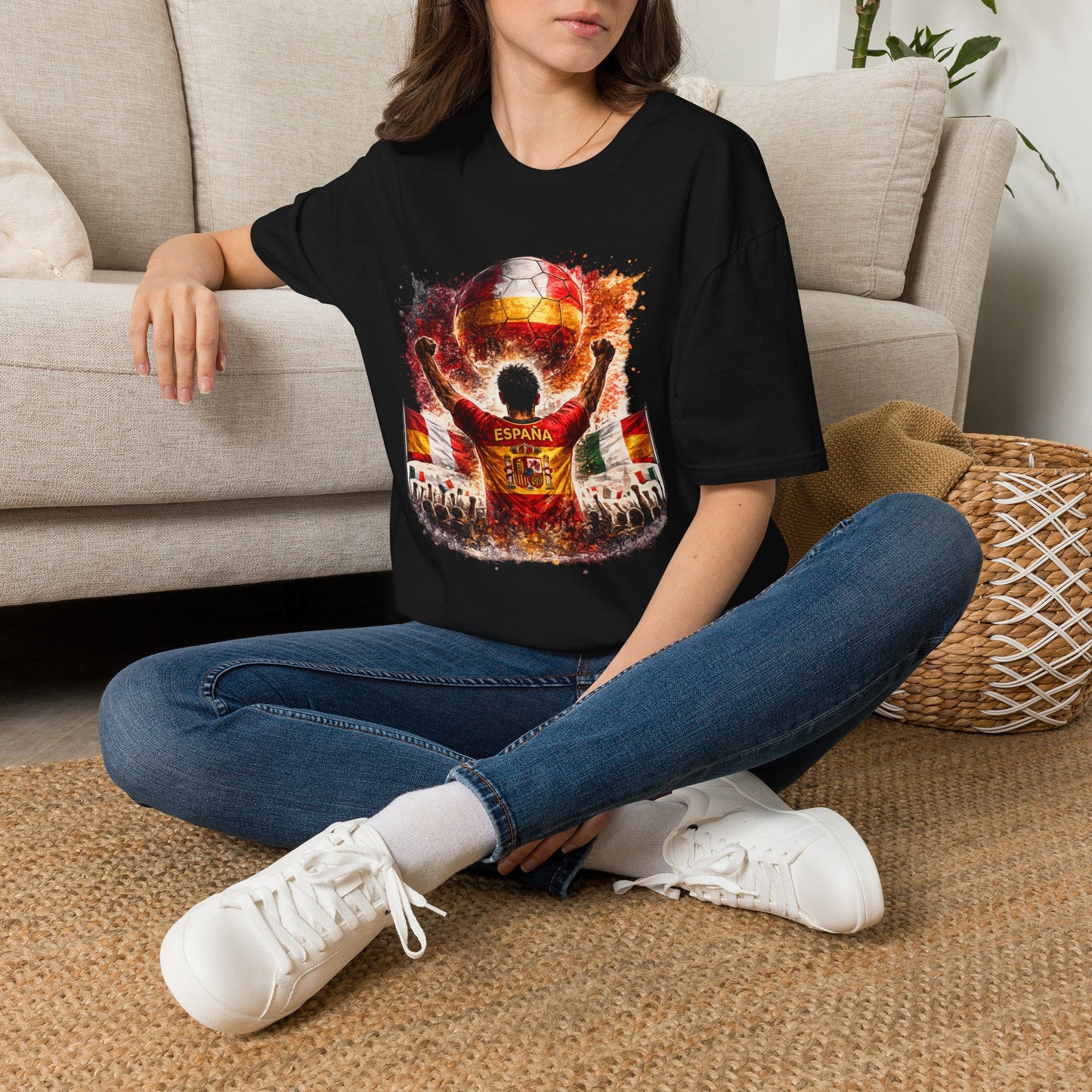 Spanien Fan Shirt 2026 | Spain Football Supporter T-Shirt | Fußball Fan Geschenk