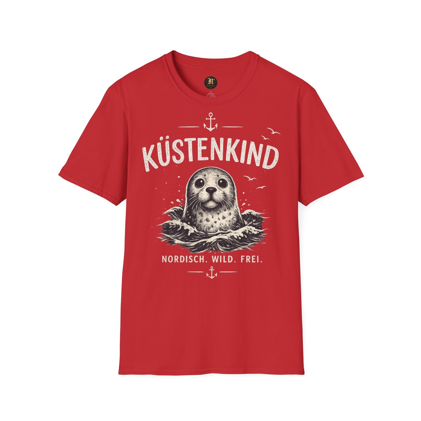 Küstenkind Robbe T-Shirt – Nordisch Wild Frei | Maritime Küstenliebe | Seal Ocean Beach Shirt | Nordsee Ostsee Geschenk