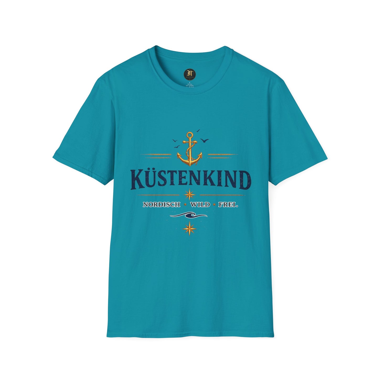 Küstenkind T-Shirt – Nordisch Wild Frei | Maritimes Küsten Design | Nordsee Ostsee Strandshirt Unisex