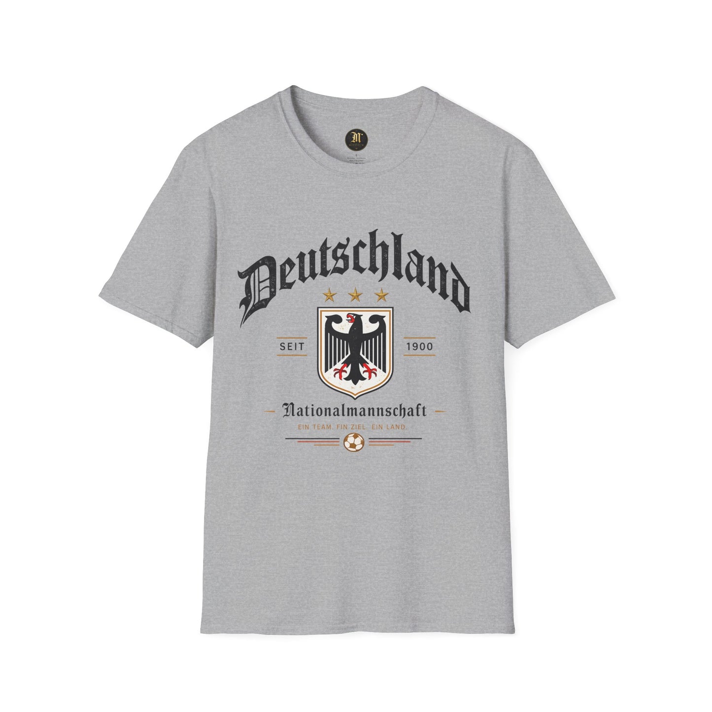 Deutschland Fußball Fan T-Shirt | Nationalmannschaft Vintage Shirt | Public Viewing Geschenk