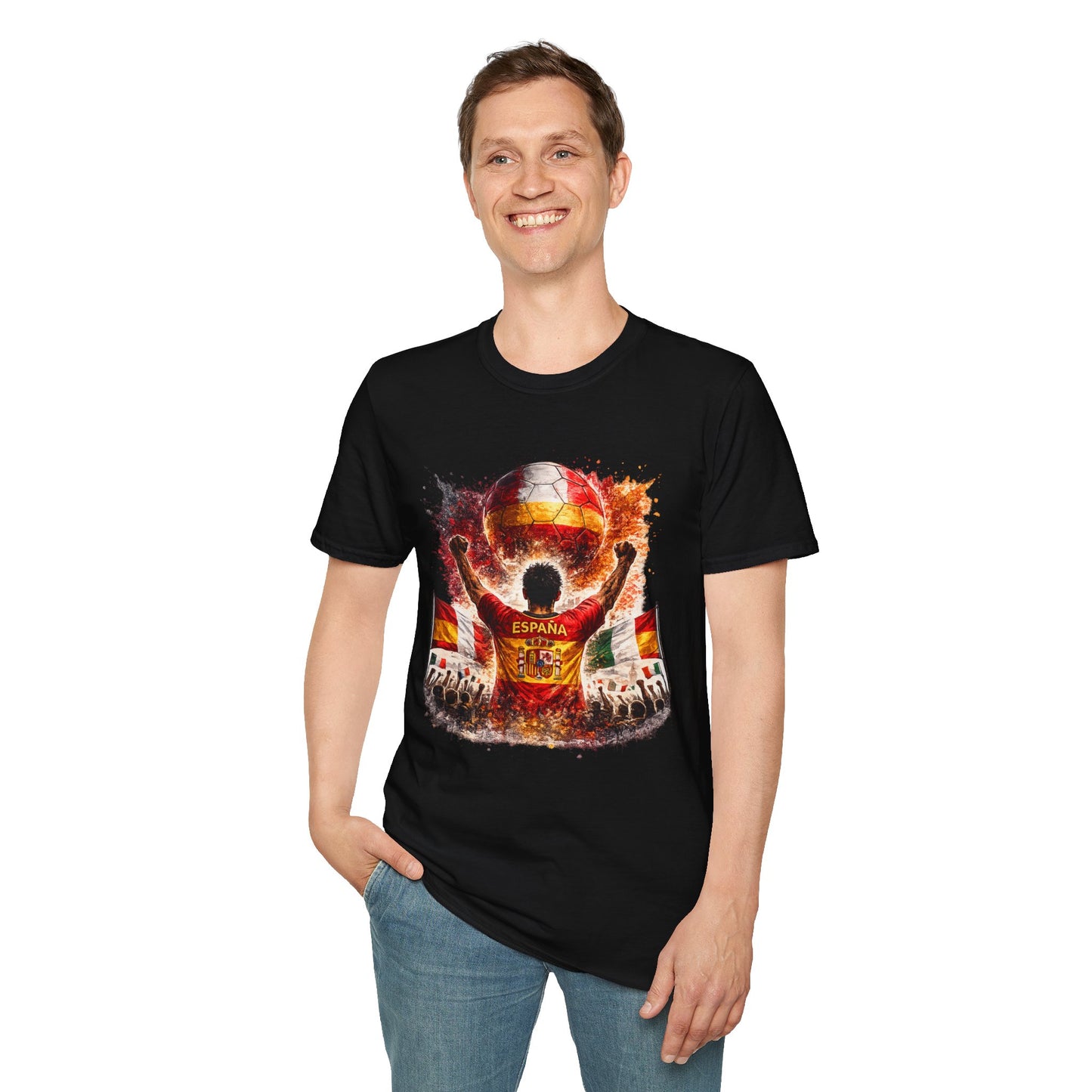 Spanien Fan Shirt 2026 | Spain Football Supporter T-Shirt | Fußball Fan Geschenk
