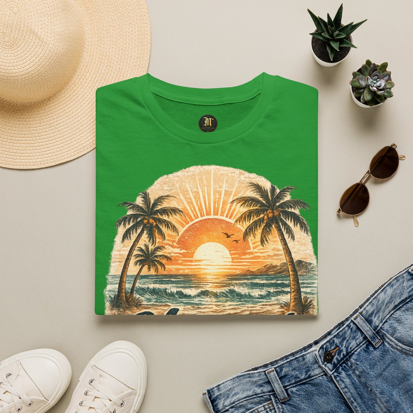Meerzeit T-Shirt – Salz auf der Haut, Wind im Haar | Vintage Strand Shirt | Sommer Urlaub Meer Geschenk