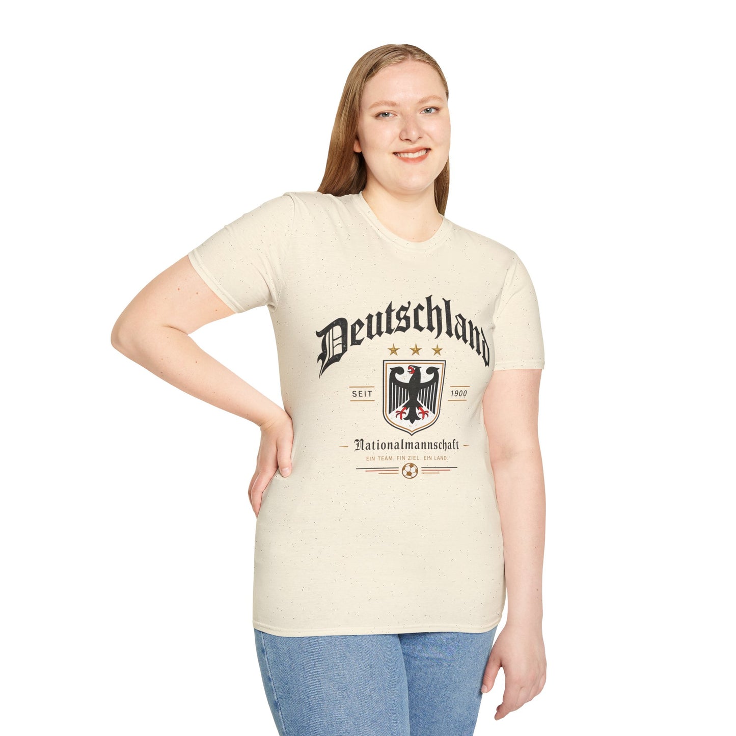 Deutschland Fußball Fan T-Shirt | Nationalmannschaft Vintage Shirt | Public Viewing Geschenk