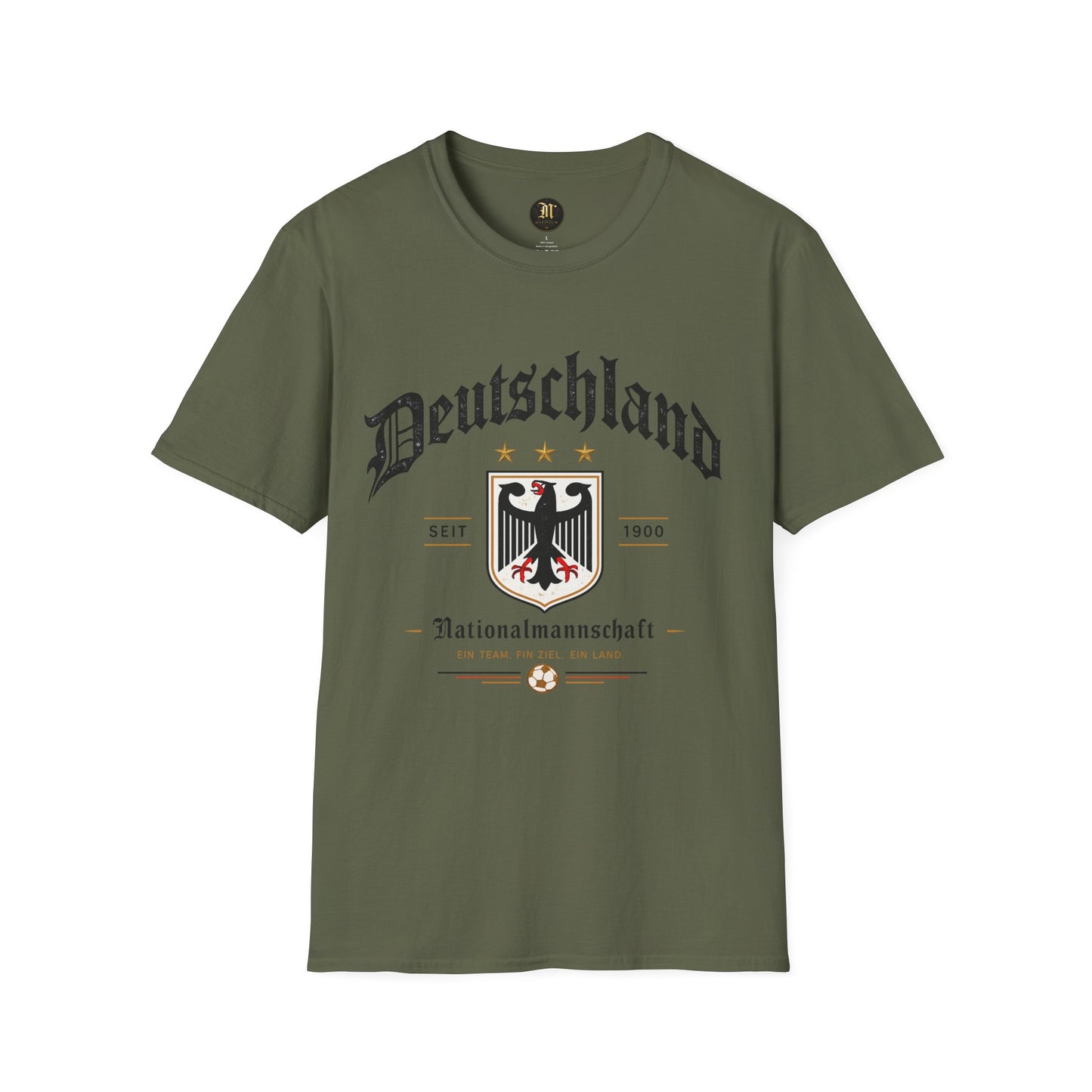 Deutschland Fußball Fan T-Shirt | Nationalmannschaft Vintage Shirt | Public Viewing Geschenk