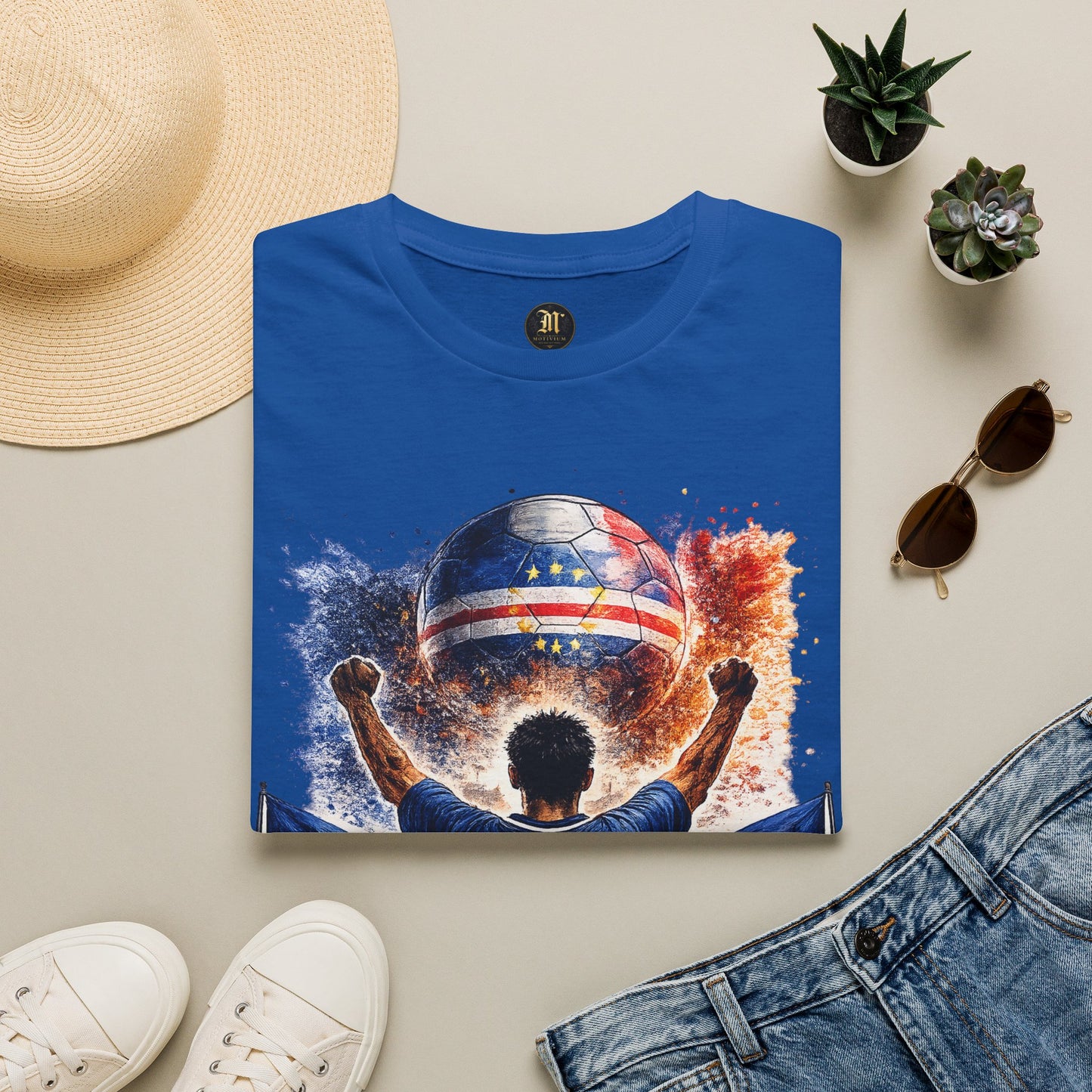 Kap Verde Fan Shirt – Cape Verde Football Supporter T-Shirt | Fußball Fan Geschenk