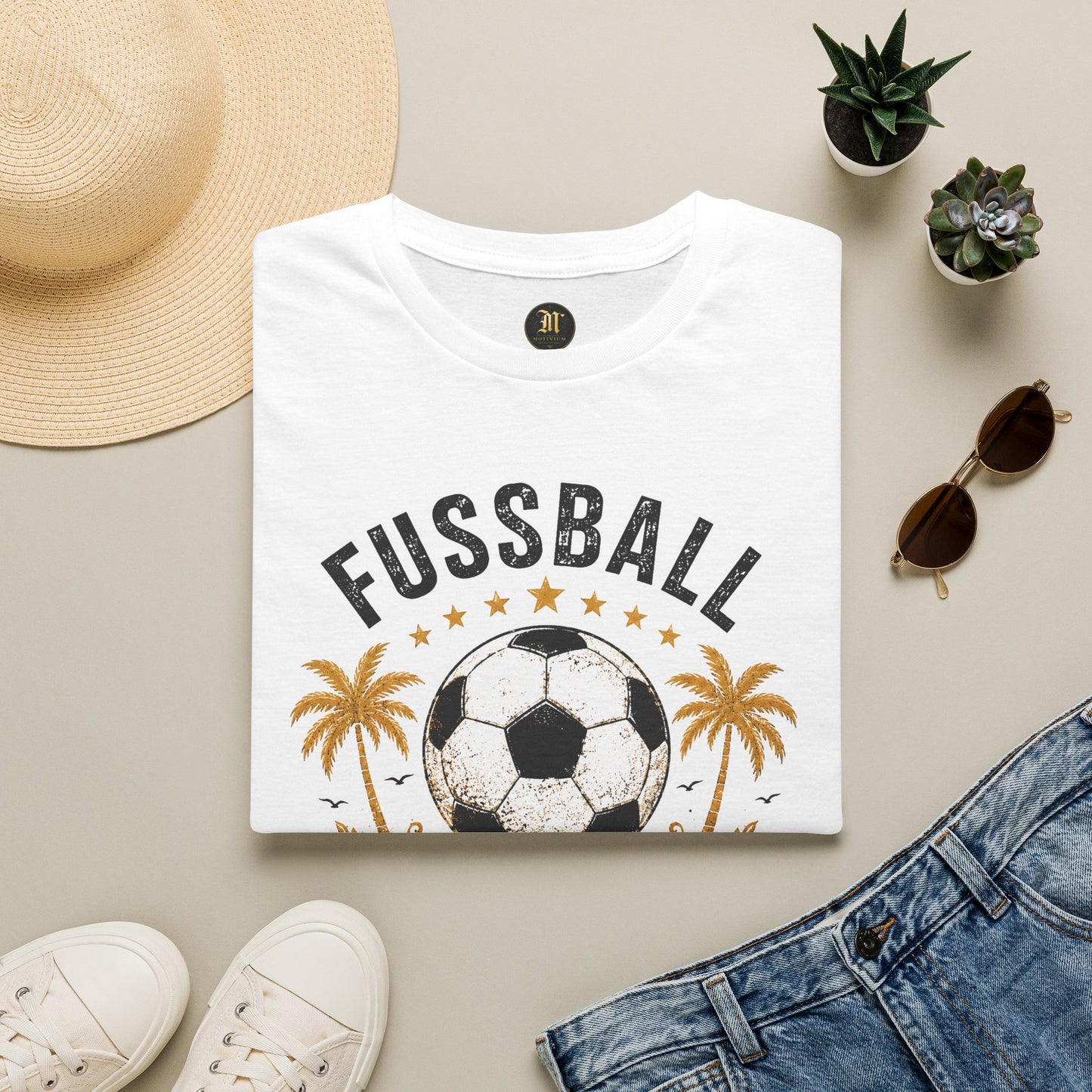 Fußball Freiheit Shirt – Vintage Fußball & Beach Lifestyle T-Shirt | Mein Leben. Mein Spiel