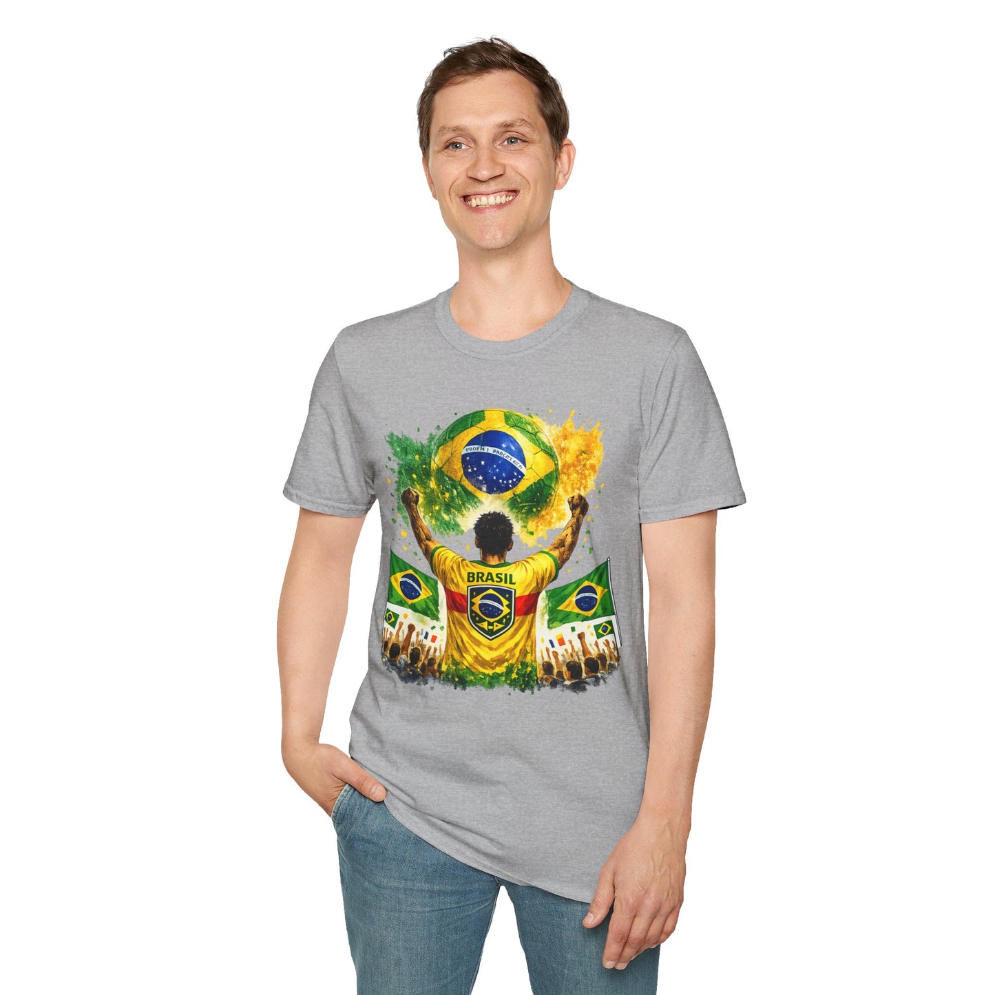 Brasilien Fan Shirt 2026 | Brazil Football Supporter T-Shirt | Fußball Fan Geschenk | Public Viewing | Brasil Supporter