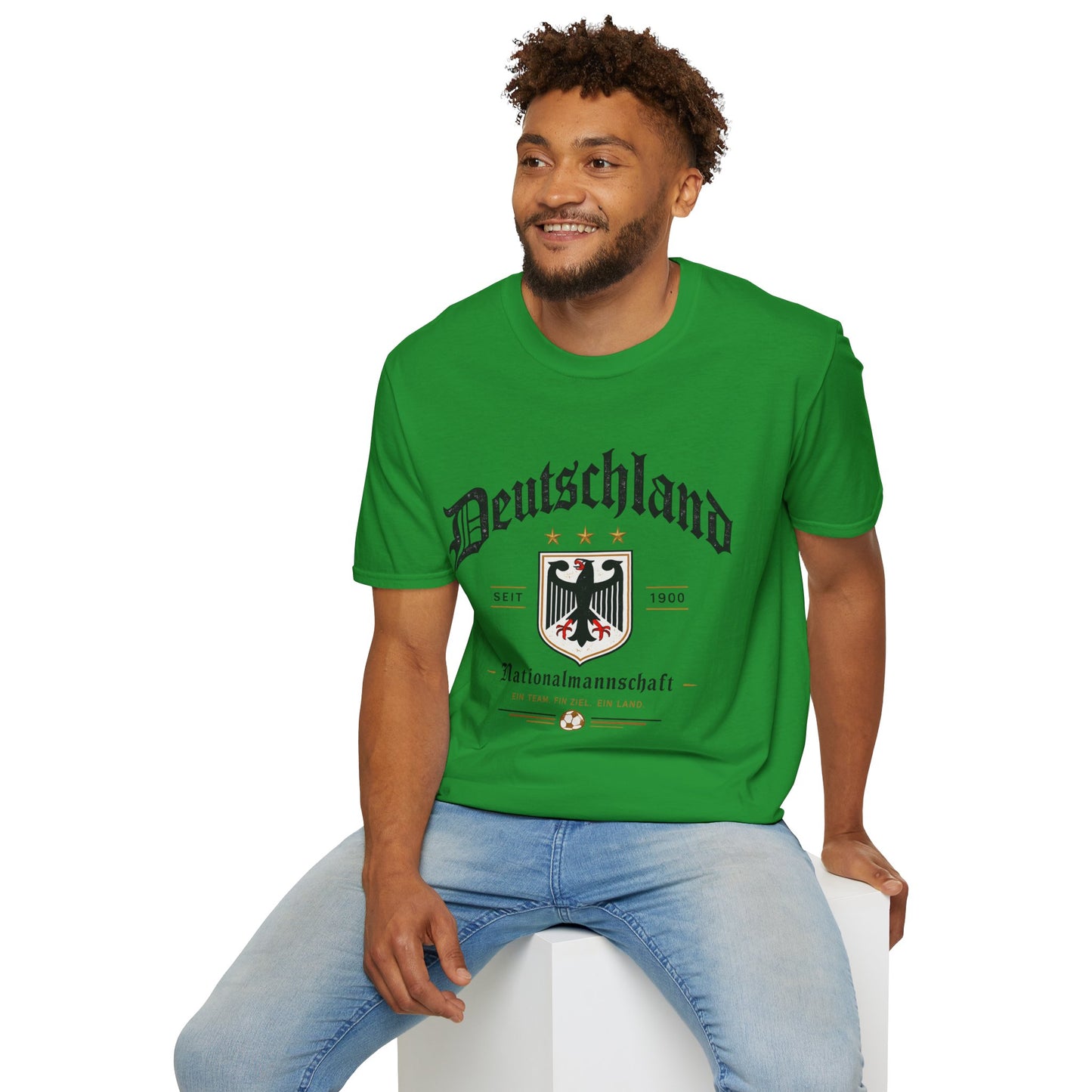 Deutschland Fußball Fan T-Shirt | Nationalmannschaft Vintage Shirt | Public Viewing Geschenk