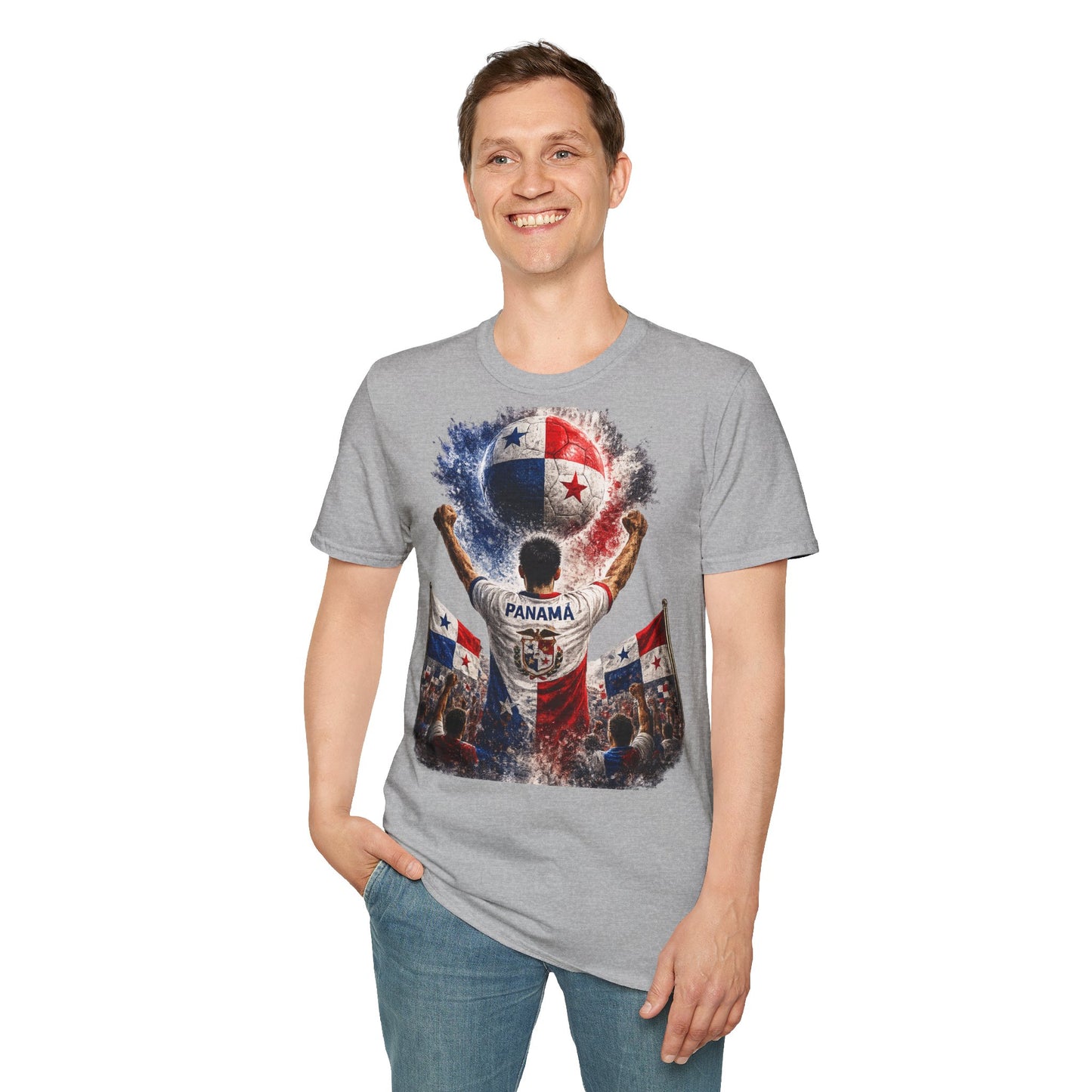 Panama Fußball Fan T-Shirt | Panama Supporter Shirt | Panama Fan Design | Fußball Fanartikel | Geschenk für Panama Fans
