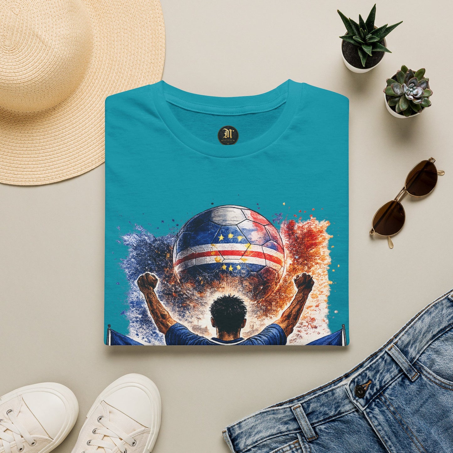 Kap Verde Fan Shirt – Cape Verde Football Supporter T-Shirt | Fußball Fan Geschenk