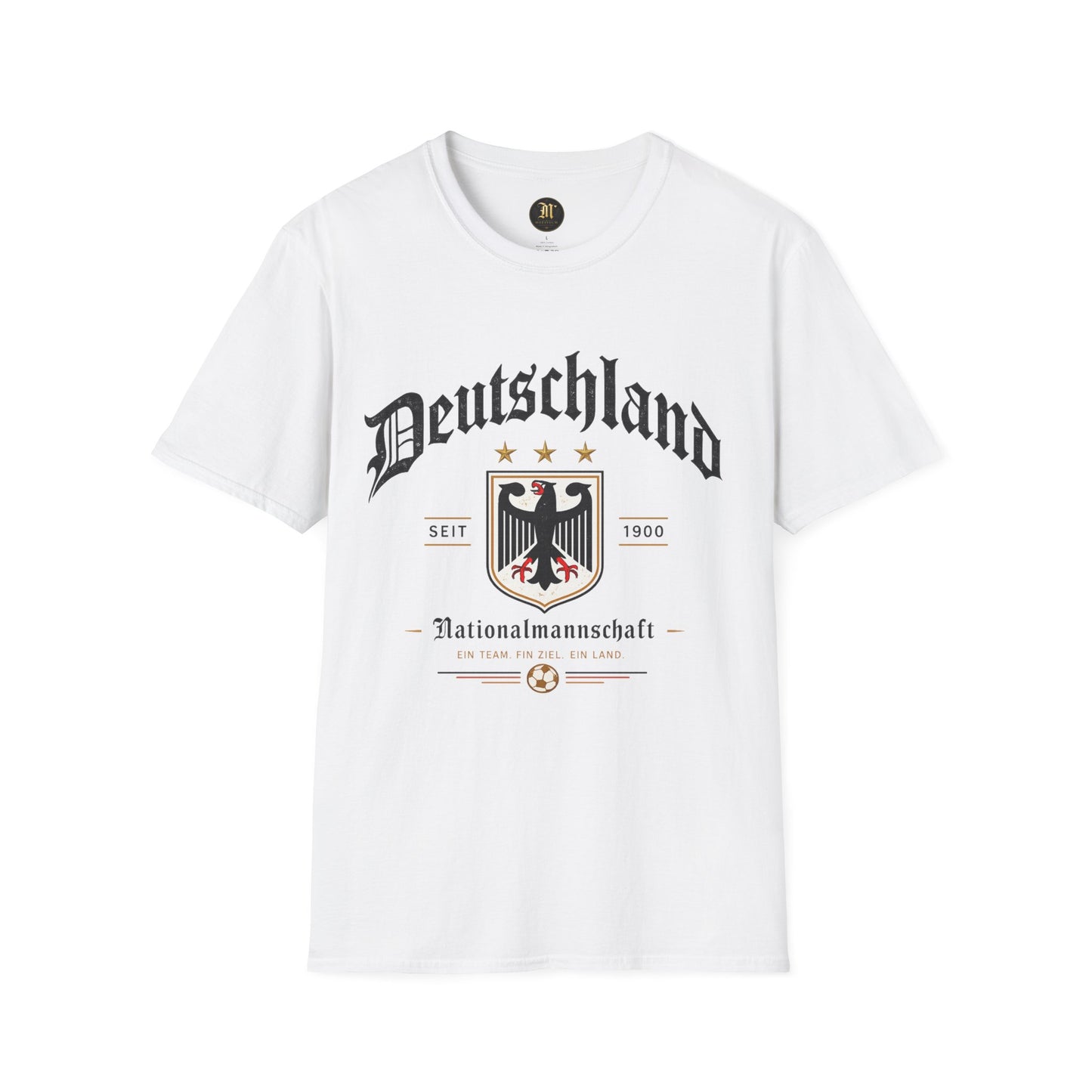 Deutschland Fußball Fan T-Shirt | Nationalmannschaft Vintage Shirt | Public Viewing Geschenk
