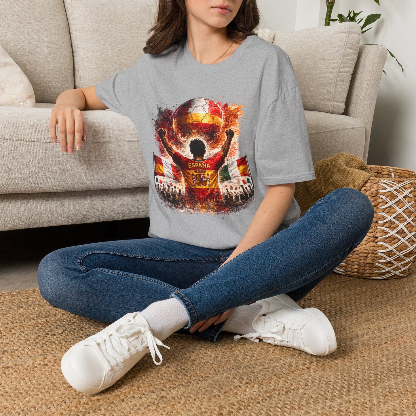 Spanien Fan Shirt 2026 | Spain Football Supporter T-Shirt | Fußball Fan Geschenk